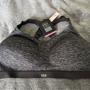 Victoria's Secret Black and Gray Sports Bra new